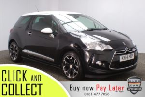 Used 2014 BLACK CITROEN DS3 Hatchback 1.6 E-HDI DSTYLE PLUS 3DR 90 BHP (reg. 2014-03-21) for sale in Stockport