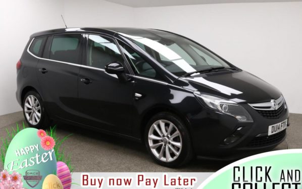 Used 2014 BLACK VAUXHALL ZAFIRA TOURER MPV 2.0 ELITE CDTI 5d 162 BHP (reg. 2014-04-28) for sale in Manchester