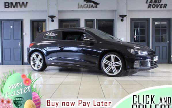 Used 2014 BLACK VOLKSWAGEN SCIROCCO Coupe 2.0 R LINE TDI BLUEMOTION TECHNOLOGY DSG 2d 148 BHP (reg. 2014-11-25) for sale in Hazel Grove