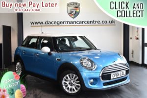 Used 2014 BLUE MINI HATCH COOPER Hatchback 1.5 COOPER D 5DR AUTO 114 BHP (reg. 2014-12-17) for sale in Bolton