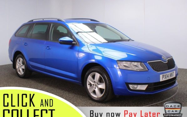 Used 2014 BLUE SKODA OCTAVIA Estate 1.6 SE TDI CR 5DR 104 BHP (reg. 2014-03-03) for sale in Stockport