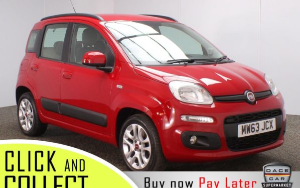 Used 2014 RED FIAT PANDA Hatchback 1.2 LOUNGE 5DR 69 BHP + LOW MILES (reg. 2014-01-15) for sale in Stockport