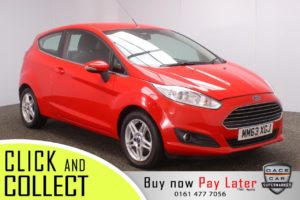 Used 2014 RED FORD FIESTA Hatchback 1.0 ZETEC 3DR 99 BHP + FULL SERVICE HISTORY (reg. 2014-01-27) for sale in Stockport