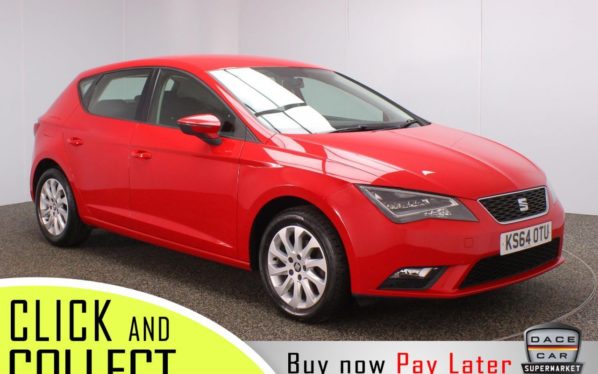 Used 2014 RED SEAT LEON Hatchback 1.6 TDI SE TECHNOLOGY 5DR 105 BHP (reg. 2014-12-22) for sale in Stockport