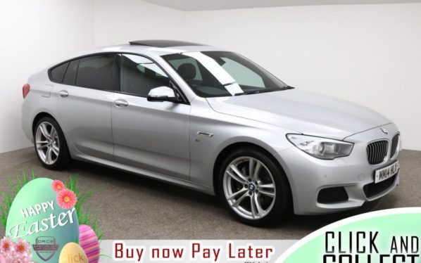 Used 2014 SILVER BMW 5 SERIES Hatchback 2.0 520D M SPORT GRAN TURISMO 5d AUTO 181 BHP (reg. 2014-06-27) for sale in Manchester