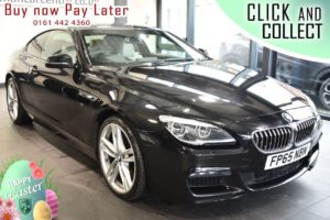 Used 2015 BLACK BMW 6 SERIES Coupe 3.0 640I M SPORT 2DR AUTO 316 BHP (reg. 2015-11-20) for sale in Bolton