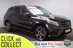 Used 2015 BLACK MERCEDES-BENZ GLE-CLASS 4x4 2.1 GLE 250 D 4MATIC AMG LINE 5DR AUTO 201 BHP (reg. 2015-12-17) for sale in Stockport