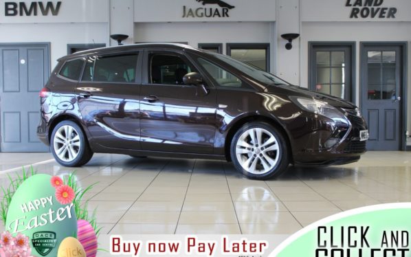 Used 2015 BRONZE VAUXHALL ZAFIRA TOURER MPV 1.4 SRI 5d AUTO 138 BHP (reg. 2015-12-22) for sale in Hazel Grove