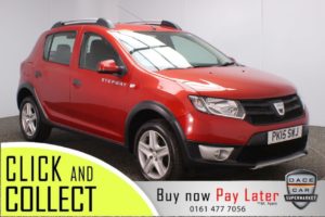 Used 2015 RED DACIA SANDERO STEPWAY Hatchback 0.9 AMBIANCE TCE 5DR 90 BHP (reg. 2015-05-18) for sale in Stockport