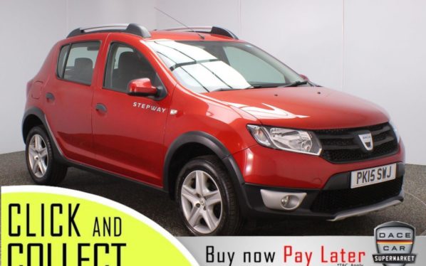 Used 2015 RED DACIA SANDERO STEPWAY Hatchback 0.9 AMBIANCE TCE 5DR 90 BHP (reg. 2015-05-18) for sale in Stockport