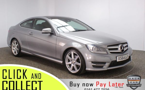 Used 2015 SILVER MERCEDES-BENZ C-CLASS Coupe 2.1 C250 CDI AMG SPORT EDITION PREMIUM PLUS 2DR AUTO (reg. 2015-01-02) for sale in Stockport