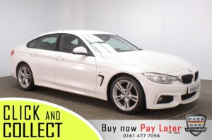 Used 2015 WHITE BMW 4 SERIES GRAN COUPE Coupe 2.0 420D M SPORT GRAN COUPE 4DR 1 OWNER 188 BHP FREE 1 YEAR WARRANTY (reg. 2015-12-03) for sale in Stockport
