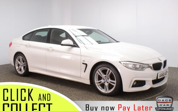 Used 2015 WHITE BMW 4 SERIES GRAN COUPE Coupe 2.0 420D M SPORT GRAN COUPE 4DR 1 OWNER 188 BHP FREE 1 YEAR WARRANTY (reg. 2015-12-03) for sale in Stockport