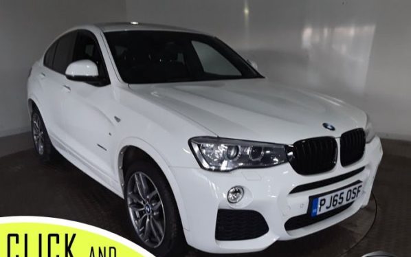 Used 2015 WHITE BMW X4 4x4 2.0 XDRIVE20D M SPORT 4DR AUTO 188 BHP (reg. 2015-11-09) for sale in Stockport