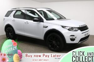 Used 2015 WHITE LAND ROVER DISCOVERY SPORT Estate 2.0 TD4 HSE LUXURY 5d AUTO 180 BHP (reg. 2015-06-23) for sale in Manchester