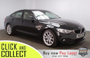 Used 2016 BLACK BMW 4 SERIES GRAN COUPE Coupe 2.0 420D SE GRAN COUPE 4DR AUTO 1 OWNER 188 BHP (reg. 2016-12-01) for sale in Stockport