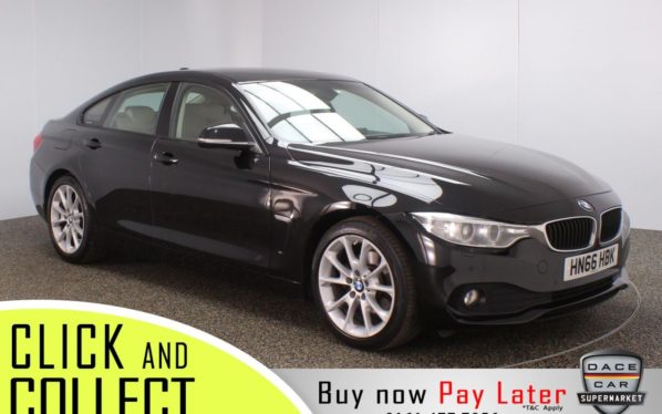 Used 2016 BLACK BMW 4 SERIES GRAN COUPE Coupe 2.0 420D SE GRAN COUPE 4DR AUTO 1 OWNER 188 BHP (reg. 2016-12-01) for sale in Stockport