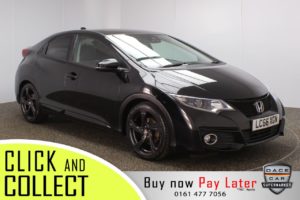 Used 2016 BLACK HONDA CIVIC Hatchback 1.8 I-VTEC SR 5DR 1 OWNER 140 BHP (reg. 2016-12-31) for sale in Stockport