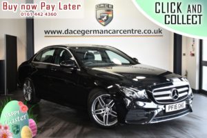 Used 2016 BLACK MERCEDES-BENZ E-CLASS Saloon 2.0 E 220 D AMG LINE 4DR AUTO 192 BHP (reg. 2016-07-29) for sale in Bolton