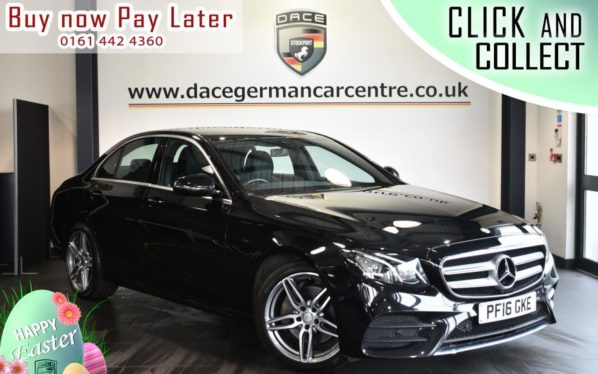 Used 2016 BLACK MERCEDES-BENZ E-CLASS Saloon 2.0 E 220 D AMG LINE 4DR AUTO 192 BHP (reg. 2016-07-29) for sale in Bolton