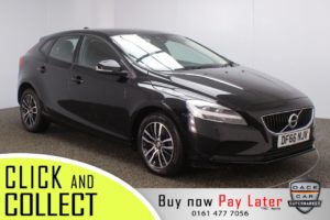 Used 2016 BLACK VOLVO V40 Hatchback 2.0 T2 MOMENTUM NAV PLUS 5DR 1 OWNER 120 BHP (reg. 2016-11-22) for sale in Stockport