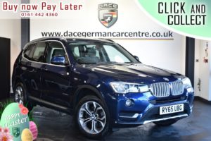 Used 2016 BLUE BMW X3 Estate 2.0 XDRIVE20D XLINE 5DR AUTO 188 BHP (reg. 2016-02-27) for sale in Bolton