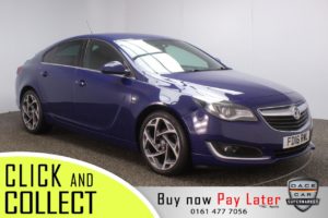 Used 2016 BLUE VAUXHALL INSIGNIA Hatchback 1.6 SRI VX-LINE CDTI S/S 5d 134 BHP FREE 1 YEAR WARRANTY (reg. 2016-06-21) for sale in Stockport