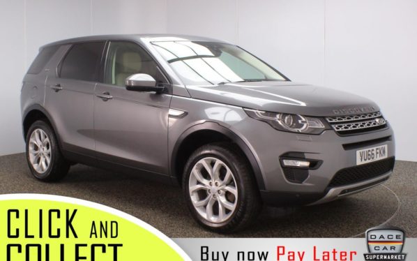 Used 2016 GREY LAND ROVER DISCOVERY SPORT 4x4 2.0 TD4 HSE 5DR 1 OWNER AUTO 180 BHP (reg. 2016-12-22) for sale in Stockport