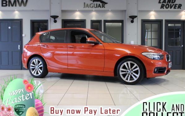 Used 2016 ORANGE BMW 1 SERIES Hatchback 2.0 120D SPORT 5d 188 BHP (reg. 2016-11-03) for sale in Hazel Grove