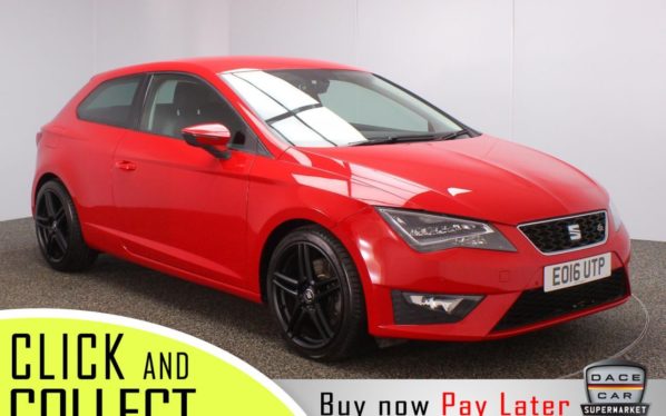 Used 2016 RED SEAT LEON Hatchback 2.0 TDI FR TECHNOLOGY DSG 3DR AUTO 184 BHP (reg. 2016-03-29) for sale in Stockport