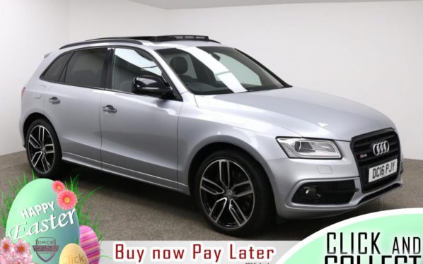 Used 2016 SILVER AUDI SQ5 Estate 3.0 SQ5 PLUS TDI QUATTRO 5d AUTO 335 BHP (reg. 2016-07-30) for sale in Manchester
