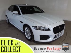Used 2016 WHITE JAGUAR XF Saloon 2.0 R-SPORT 4DR AUTO 177 BHP (reg. 2016-02-12) for sale in Stockport
