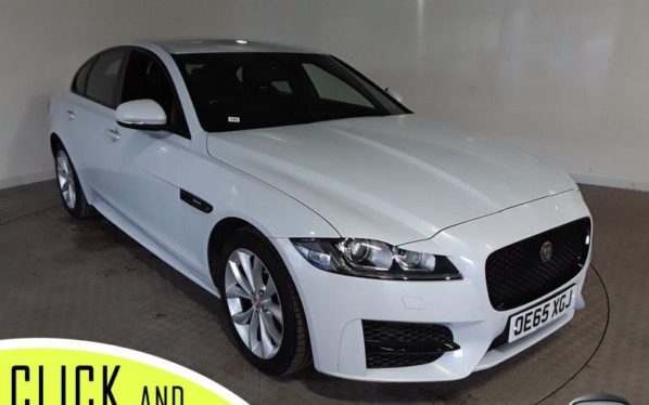 Used 2016 WHITE JAGUAR XF Saloon 2.0 R-SPORT 4DR AUTO 177 BHP (reg. 2016-02-12) for sale in Stockport