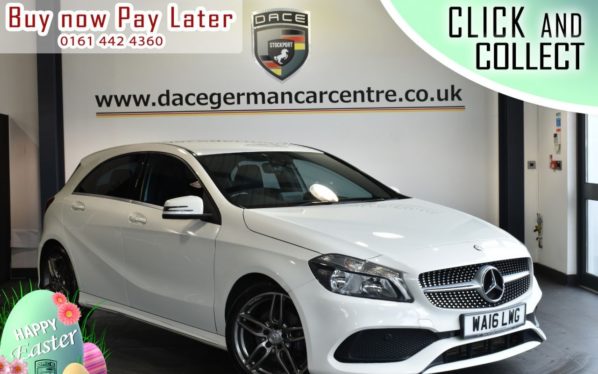 Used 2016 WHITE MERCEDES-BENZ A-CLASS Hatchback 2.1 A 200 D AMG LINE 5DR 134 BHP (reg. 2016-03-08) for sale in Bolton