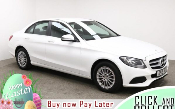 Used 2016 WHITE MERCEDES-BENZ C-CLASS Saloon 2.1 C220 D SE 4d 170 BHP (reg. 2016-06-24) for sale in Manchester