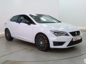Used 2016 WHITE SEAT LEON Hatchback 2.0 TSI CUPRA 3d 286 BHP (reg. 2016-09-10) for sale in Manchester