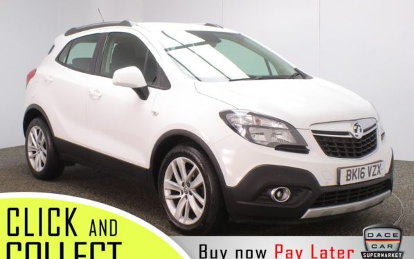 Used 2016 WHITE VAUXHALL MOKKA Hatchback 1.6 EXCLUSIV S/S 5DR 114 BHP (reg. 2016-03-22) for sale in Stockport