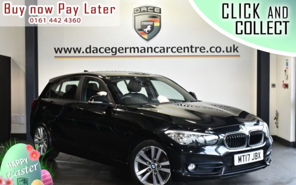 Used 2017 BLACK BMW 1 SERIES Hatchback 1.5 118I SPORT 5DR 134 BHP (reg. 2017-04-28) for sale in Bolton