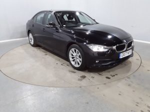 Used 2017 BLACK BMW 3 SERIES Saloon 2.0 316D SE 4d AUTO 114 BHP (reg. 2017-03-07) for sale in Manchester