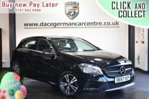 Used 2017 BLACK MERCEDES-BENZ A-CLASS Hatchback 1.6 A 160 SE 5DR 102 BHP (reg. 2017-12-19) for sale in Bolton
