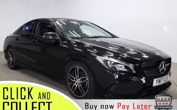 Used 2017 BLACK MERCEDES-BENZ CLA Coupe 2.1 CLA 200 D AMG LINE 4DR 1 OWNER 134 BHP (reg. 2017-03-14) for sale in Stockport