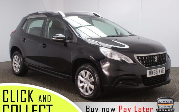 Used 2017 BLACK PEUGEOT 2008 Hatchback 1.6 BLUE HDI ACCESS A/C 5DR 1 OWNER 75 BHP (reg. 2017-01-09) for sale in Stockport