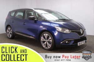 Used 2017 BLACK RENAULT GRAND SCENIC MPV 1.5 DYNAMIQUE NAV DCI EDC 5DR 109 BHP (reg. 2017-12-28) for sale in Stockport
