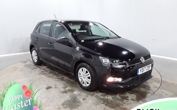 Used 2017 BLACK VOLKSWAGEN POLO Hatchback 1.0 S 5d 60 BHP (reg. 2017-03-02) for sale in Hazel Grove