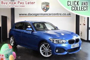 Used 2017 BLUE BMW 1 SERIES Hatchback 1.5 116D M SPORT 5DR 114 BHP (reg. 2017-02-17) for sale in Bolton