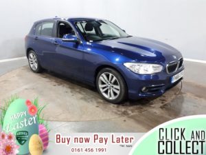 Used 2017 BLUE BMW 1 SERIES Hatchback 1.5 116D SPORT 5d 114 BHP (reg. 2017-01-09) for sale in Hazel Grove