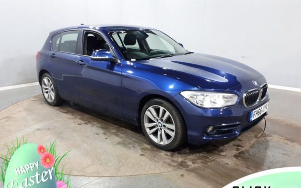 Used 2017 BLUE BMW 1 SERIES Hatchback 1.5 116D SPORT 5d 114 BHP (reg. 2017-01-09) for sale in Hazel Grove