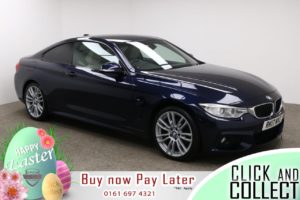Used 2017 BLUE BMW 4 SERIES Coupe 2.0 420D M SPORT 2d 188 BHP (reg. 2017-03-15) for sale in Manchester
