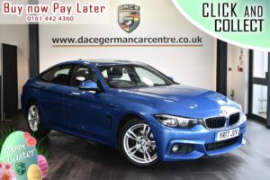 Used 2017 BLUE BMW 4 SERIES Coupe 2.0 420D M SPORT GRAN COUPE 4DR 188 BHP (reg. 2017-05-12) for sale in Bolton