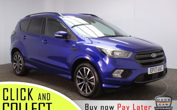 Used 2017 BLUE FORD KUGA Hatchback 1.5 ST-LINE TDCI 5DR 119 BHP (reg. 2017-06-23) for sale in Stockport